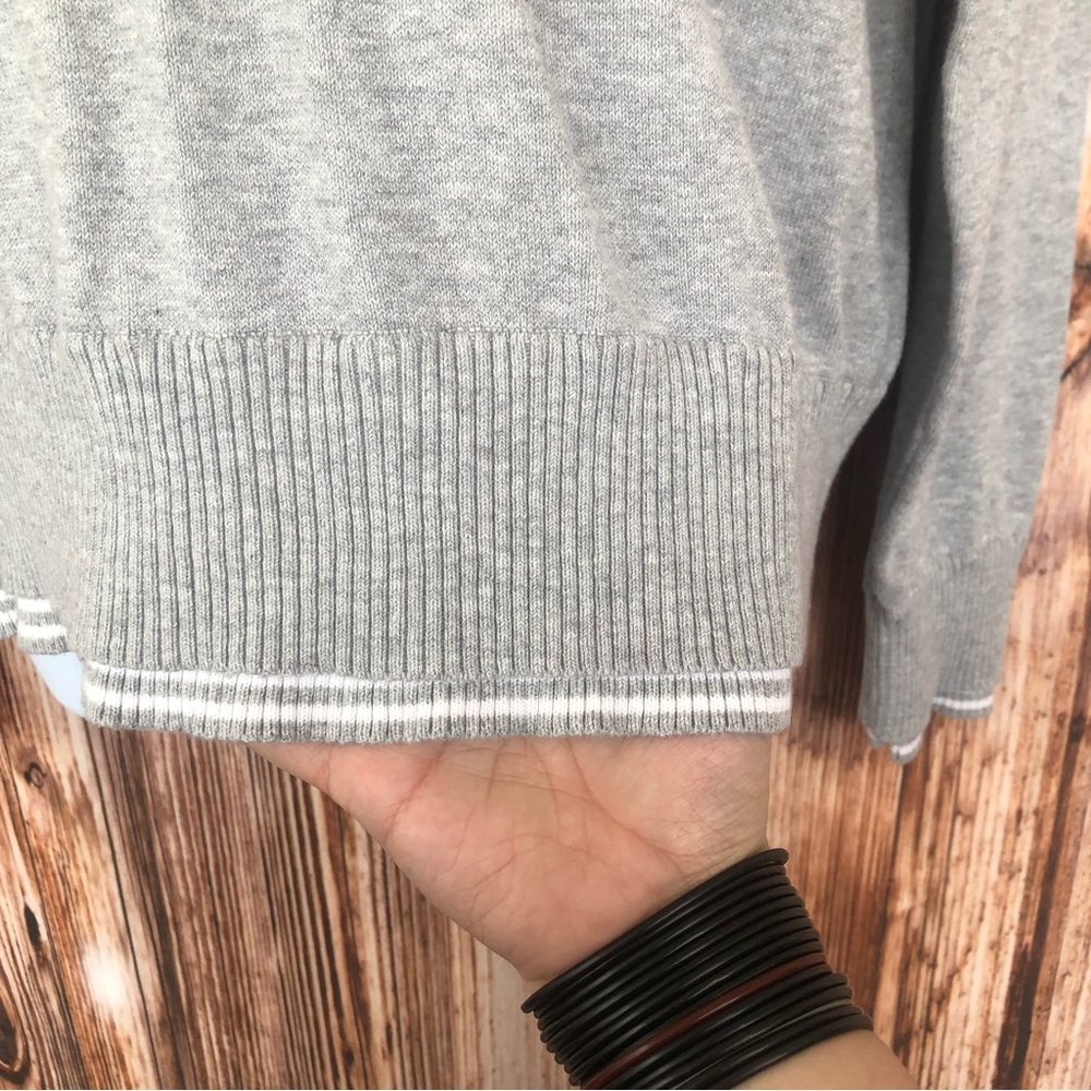 Lane Bryant Venezia Gray Hooded Sweater - Picture 8 of 10